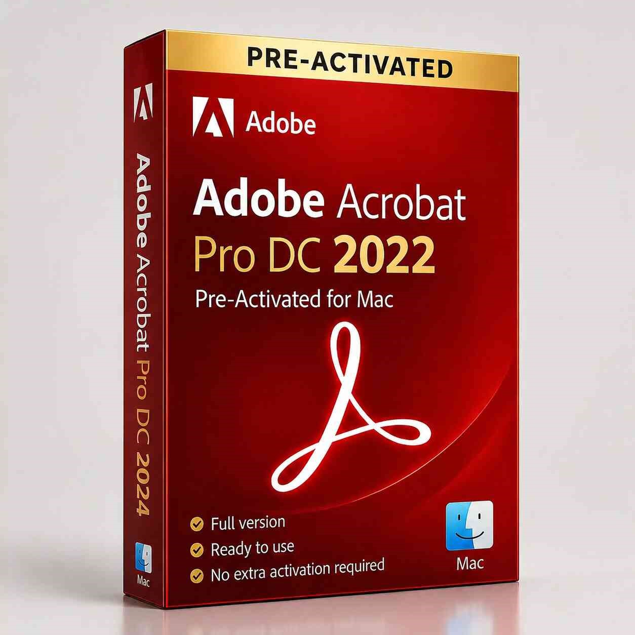 Adobe Acrobat Pro DC 2022 Pre-Activated for Lifetime for Mac Adobe Acrobat Pro DC 2022 Pre-Activated for Lifetime for Mac - Image 1