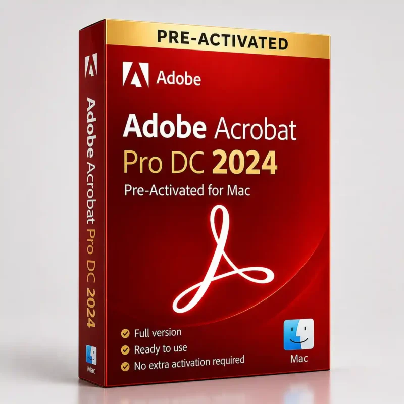 Adobe Acrobat Pro DC 2024 Pre-Activated for MAC