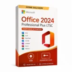 Microsoft Office 2024 Professional Plus LTSC Box Pack – DVD + License Key Card
